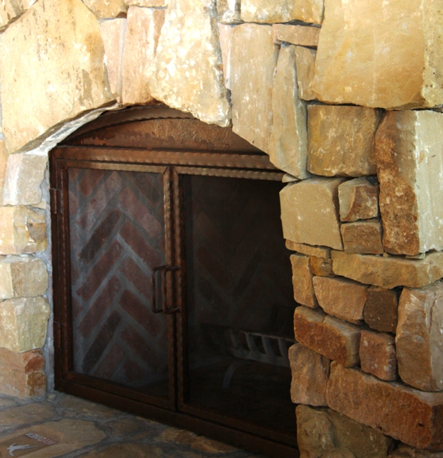 Hand Forged Fireplace Screen